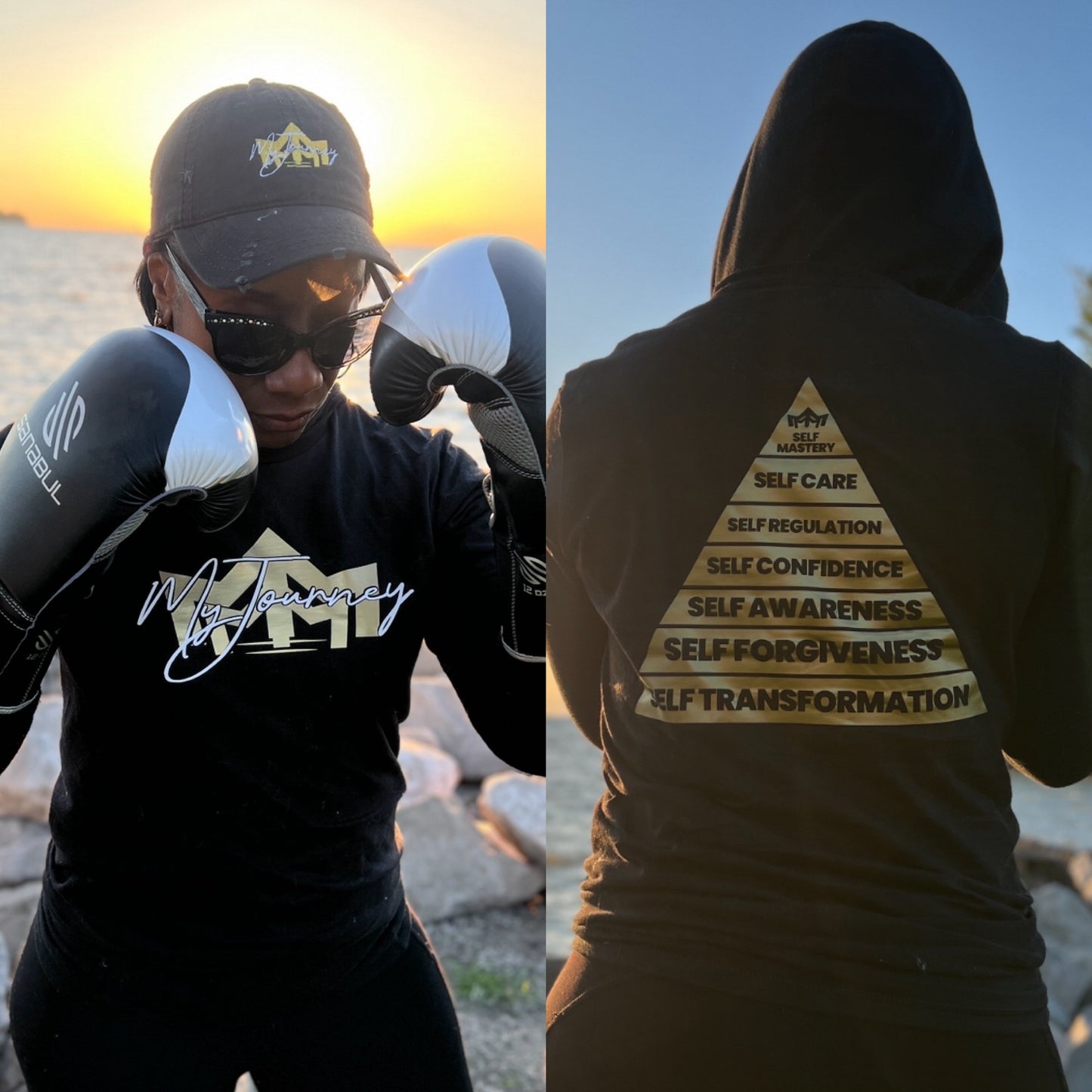 My Journey - Self Mastery Black with Gold Tee