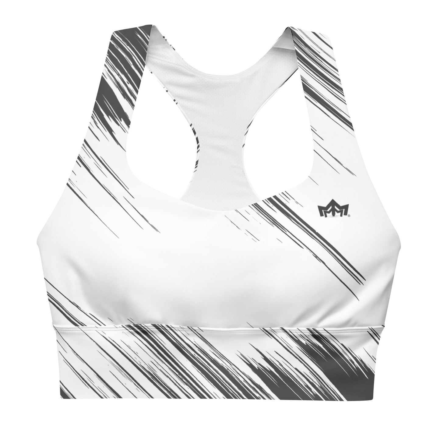 Masterminding Me "I Earned This" Women's Compression Bra - Black and White