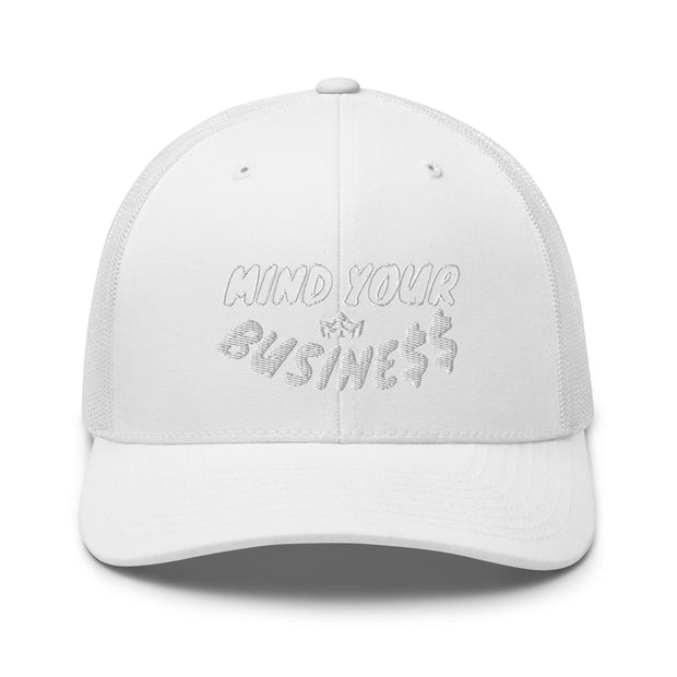 MM Mind Your Business Throwback Trucker Hat
